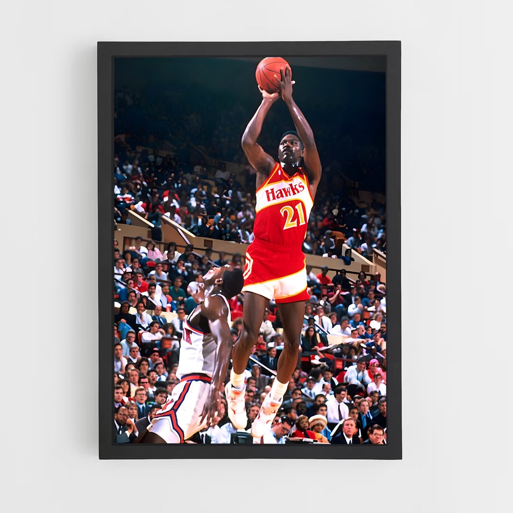 Poster Vol de Dominique – affiche Basketball (vue 2)